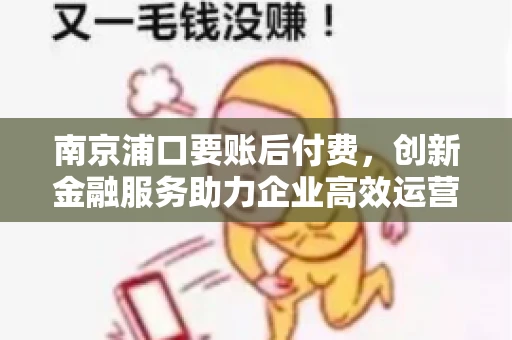 南京浦口要账后付费，创新金融服务助力企业高效运营