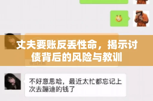 丈夫要账反丢性命，揭示讨债背后的风险与教训