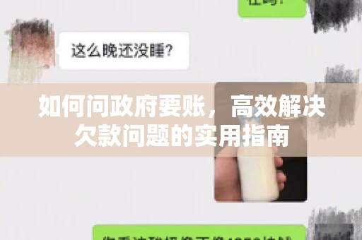 如何问政府要账，高效解决欠款问题的实用指南